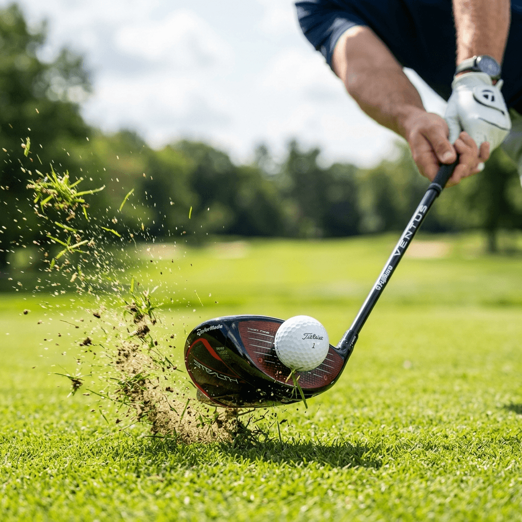 Golf tournament action
