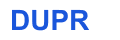 DUPR (Dynamic Universal Pickleball Rating) official partner logo