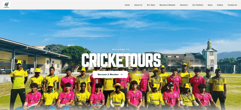 CrickeTours website built with Waresport